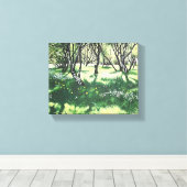 Reykjavik IJsland landschapskunst door Pola.B.Alex Canvas Afdruk (Insitu (Houten vloer))