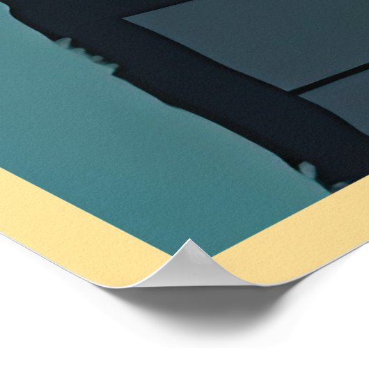 Reykjavik, IJsland, Reizen Poster (Hoek)