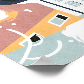 Reykjavik, Islande, affiche Voyage (Coin)