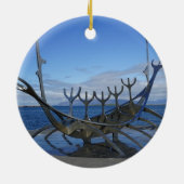 Reykjavik kerstornament keramisch ornament (Achterkant)