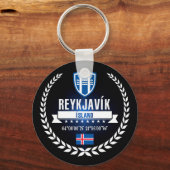 Reykjavík Sleutelhanger (Voorkant)