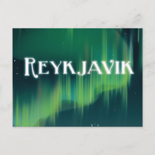 Reykjavik Vintage Reisposter Briefkaart