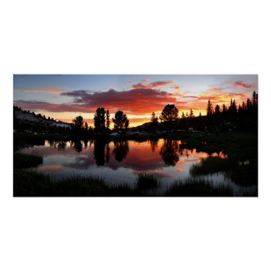 Reymann Lake Sunset - Yosemite Perfect Poster (Voorkant)