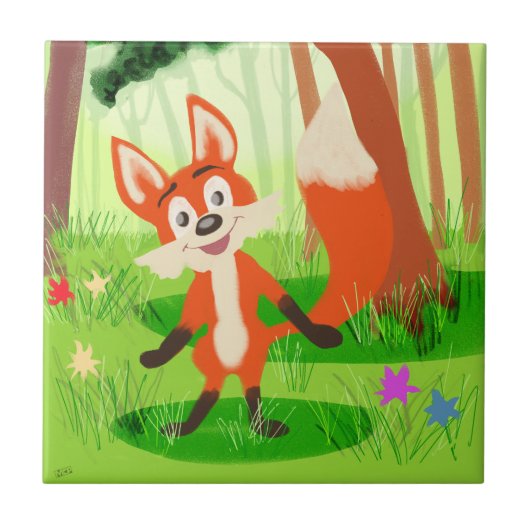 Reynard de Fox Tegeltje (Voorkant)