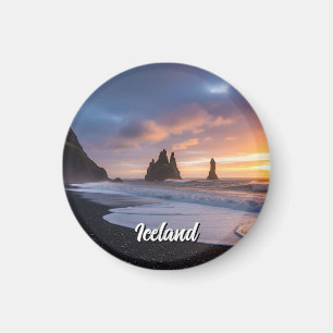 Reynisdrangar Iceland Travel Magneet