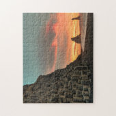 Reynisdrangar Zee Cliffs IJsland gestileerd Legpuzzel (Verticaal)