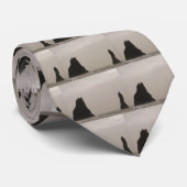 Reynisdrangar Zee Stacks Stropdas (Opgerold)