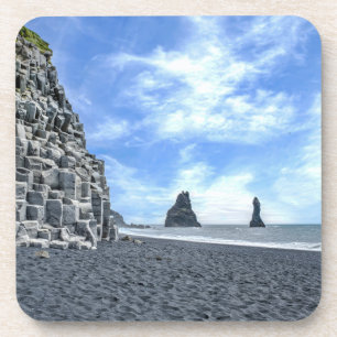 Reynisfjara Beach. IJsland Bier Onderzetter