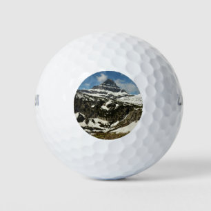 Reynolds Mountain vanaf Logan Pass in Glacier Park Golfballen