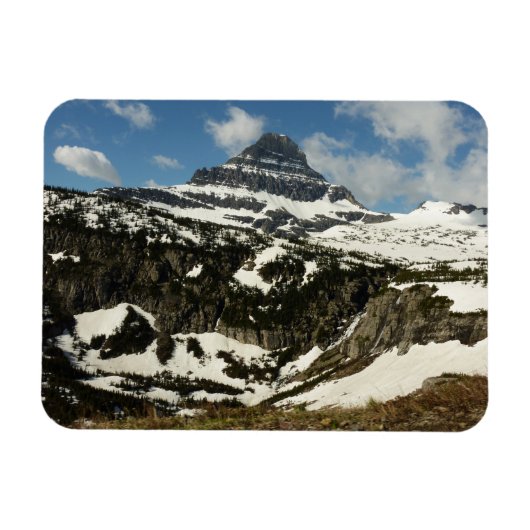 Reynolds Mountain vanaf Logan Pass in Glacier Park Magneet (Horizontaal)