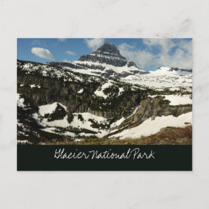 Reynolds Mountain vanuit Logan Pass bij Glacier Pa Briefkaart