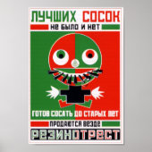 "Rezinotrest" van Alexandr Rodchenko Poster (Voorkant)