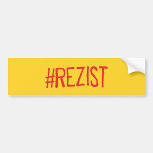 rezist roemenië politiek slogan verzet protestsyst bumpersticker