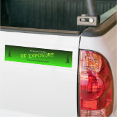 RF Blootstelling Bumpersticker (Op Truck)