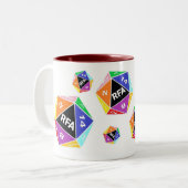 RFA-Mok Tweekleurige Koffiemok (Voorkant links)