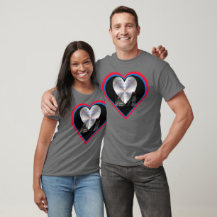 Rfalconcam-ROC Falcons 25 Yrs Heart T-Shirt kleure