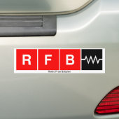 RFB-Bumpersticker Bumpersticker (Op auto)