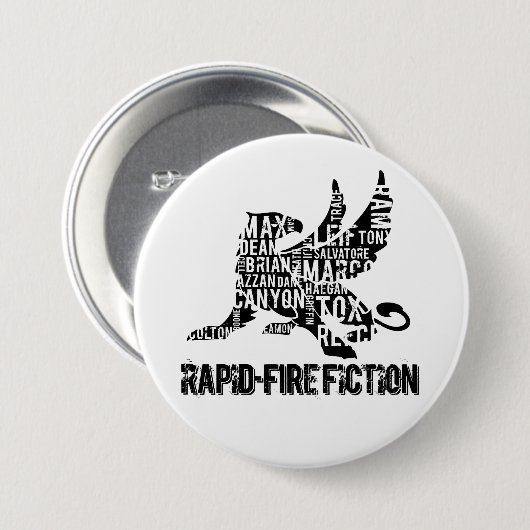 RFF Griffin Button BLK Logo (Voorkant /achterkant)