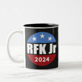 RFK Jr 2024 Tweekleurige Koffiemok (Links)