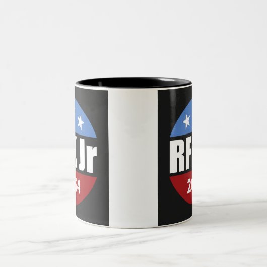 RFK Jr 2024 Tweekleurige Koffiemok (Center)