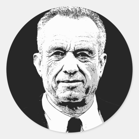 RFK Jr. Ronde Sticker (Voorkant)