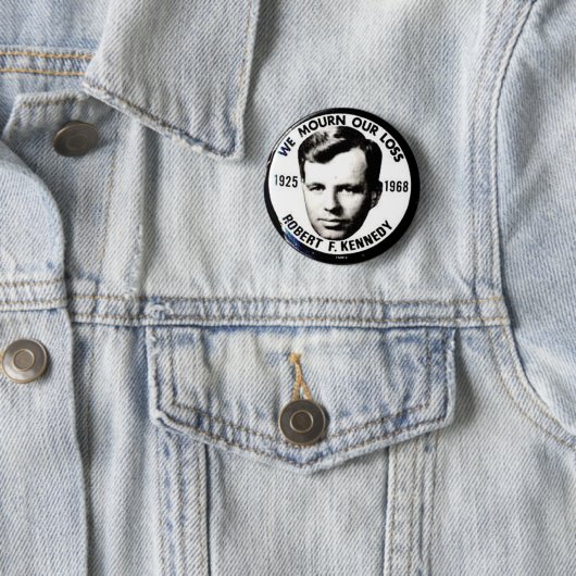 RFK Mourn - Button (In situ)