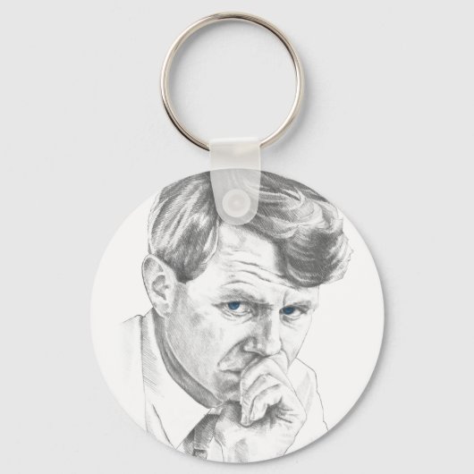 RFK: Robert Kennedy Sleutelhanger (Voorkant)