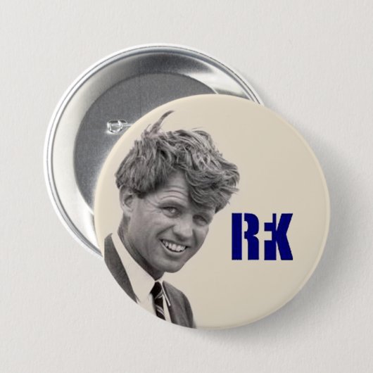 RFK RONDE BUTTON 7,6 CM (Voorkant /achterkant)