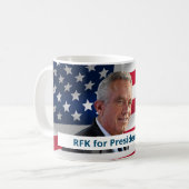 RFK voor President 2024 Koffiemok (Voorkant links)