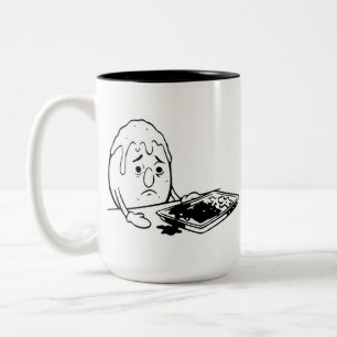 RG RA Ei Kunst Tweekleurige Koffiemok