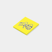 RG RA Eierkunst Post-it® Notes (Schuin)