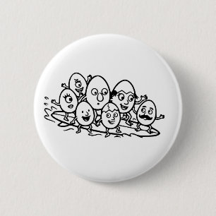 RG RA Eierkunst Ronde Button 5,7 Cm