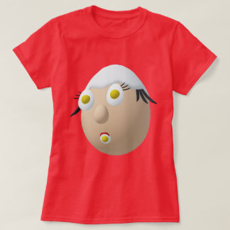 RG & RA Grappig Ei Karakter Schattig Ontwerp T-shirt