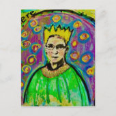 RGB-Briefkaart Ruth Baden Ginsburg - Rol van het b Briefkaart (Voorkant)