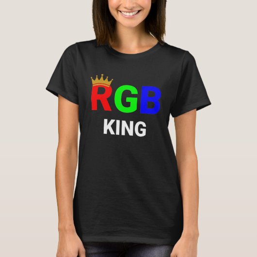 RGB King T-shirt (Voorkant)