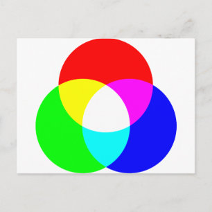 RGB-kleurenmodel Briefkaart