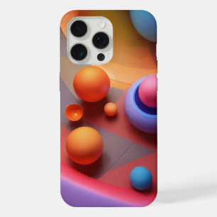 RGB Luminogram geometrische vormen – Volumetrische iPhone 15 Pro Max Hoesje