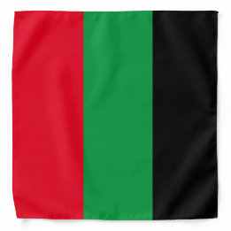RGB Pan Afrikaanse vlag Bandana