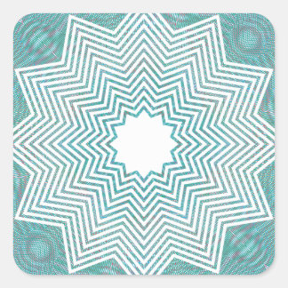 RGB-patroonschilfer Vierkante Sticker