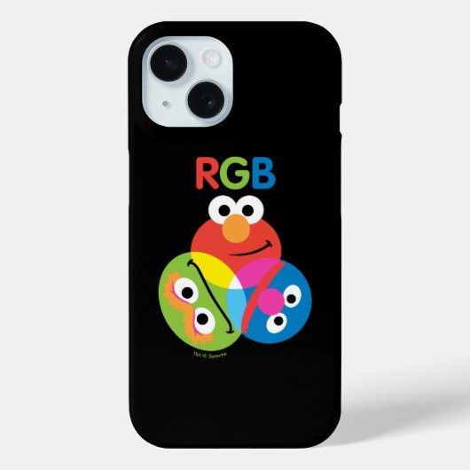 RGB Sesamstraat Case-Mate iPhone Case (Achterkant)