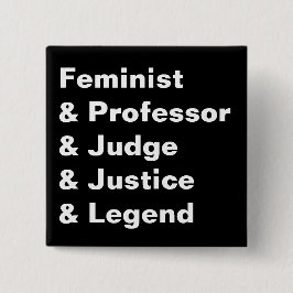 RGB was een legende Vierkante Button 5,1 Cm