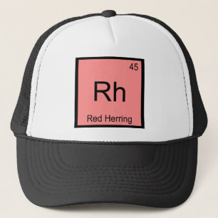 Rh - Red Herring Chemistry Element Symbol Funny T Trucker Pet