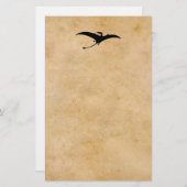 Rhamphorhynchus Dinosaur Briefpapier (Voorkant / Achterkant)