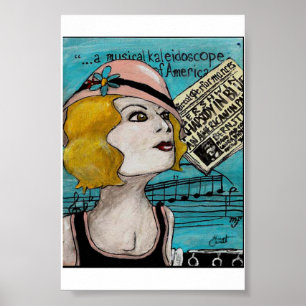 Rhapsodie in blauw Poster