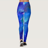 Rhapsodie in blauwe leggings (Achterkant)