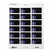 "Rhapsody" Gothique Absinthe Fairy Art Étiquettes (Feuille entière)