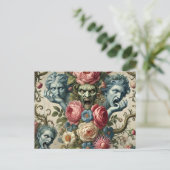 Rhapsody Road - Gotisch Victoriaans Feestdagenkaart (Staand voorkant)