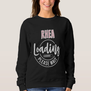 Rhea Aangepaste gepersonaliseerde Baby-laaddouche Trui