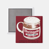 Rheingold Aimant de réfrigérateur de bière à lager (Recto/Verso)