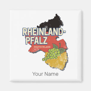 Rheinland-Pfalz Deelstaat Duitsland RLP Magneet